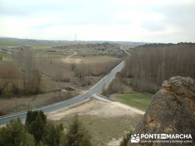 Senderismo por el Río San Juan afluente Río Duratón; fin de semana; turismo rural